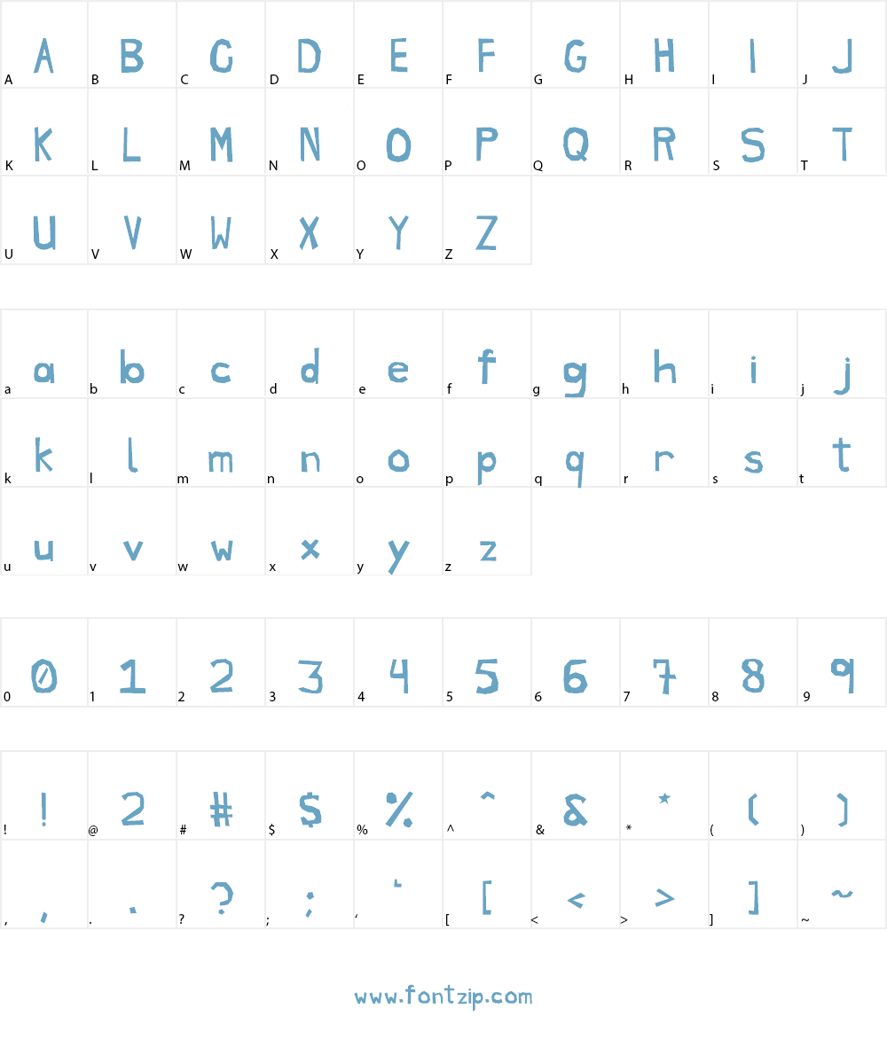 Brynda1231 Font Character